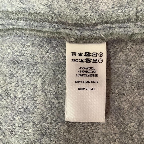 Nanette Lepore Wool Blend Coat Mid-length Fits size S Grey NWT - Picture 7 of 8